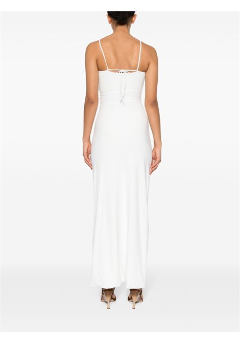 White cut-out midi dress - MAYGEL CORONEL  women MAYGEL CORONEL | VT027WHT